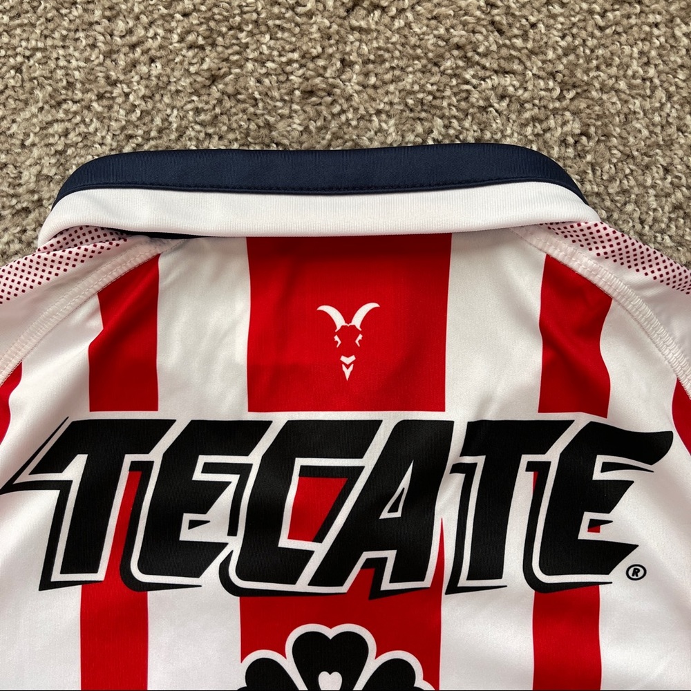 PUMA CHIVAS HOME SHIRT MENS FUTBOL SOCCER JERSEY GUADALAJARA SIZE SMALL RED WHIT - Picture 8 of 10